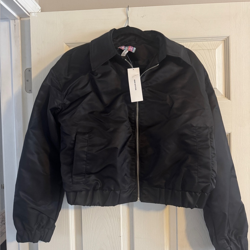 Urban Outfitters Cropped Bomber Jacket NWT